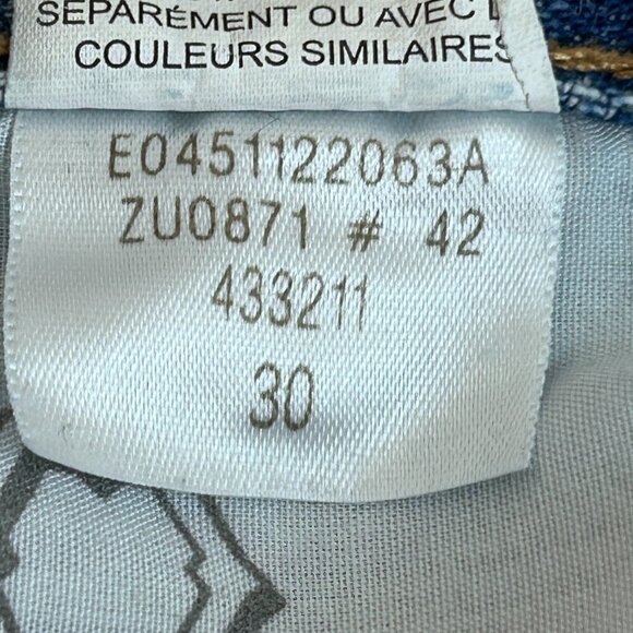 Empyre Floral Embroidered Women's Size 30 Blue Jean Shorts Colorful Coquette - Picture 7 of 13